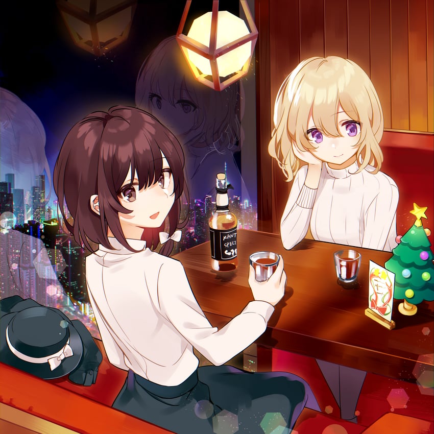 usami renko and maribel hearn (touhou) drawn by kanta_(pixiv9296614)