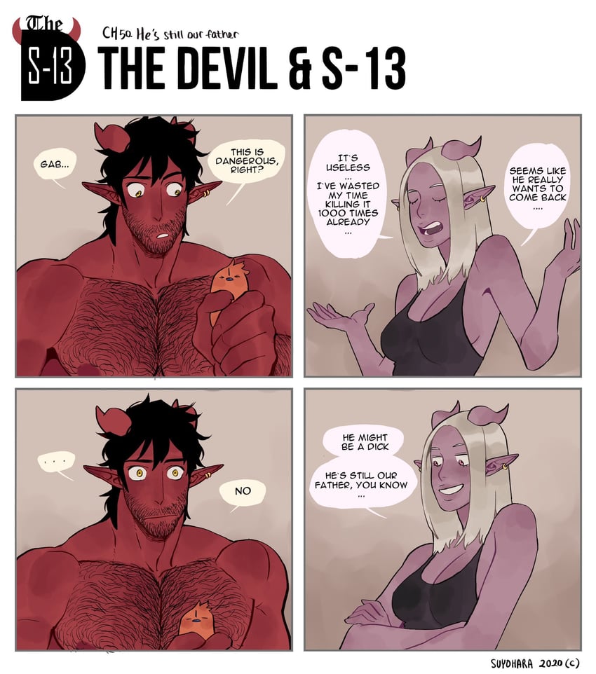 dominique and gabriella (the devil and s-13) drawn by suyohara