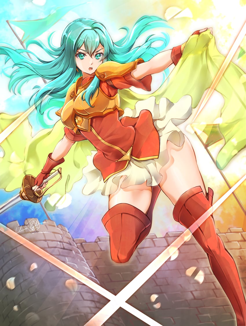 eirika (fire emblem and 1 more) drawn by clear_glass_(mildmild1311)