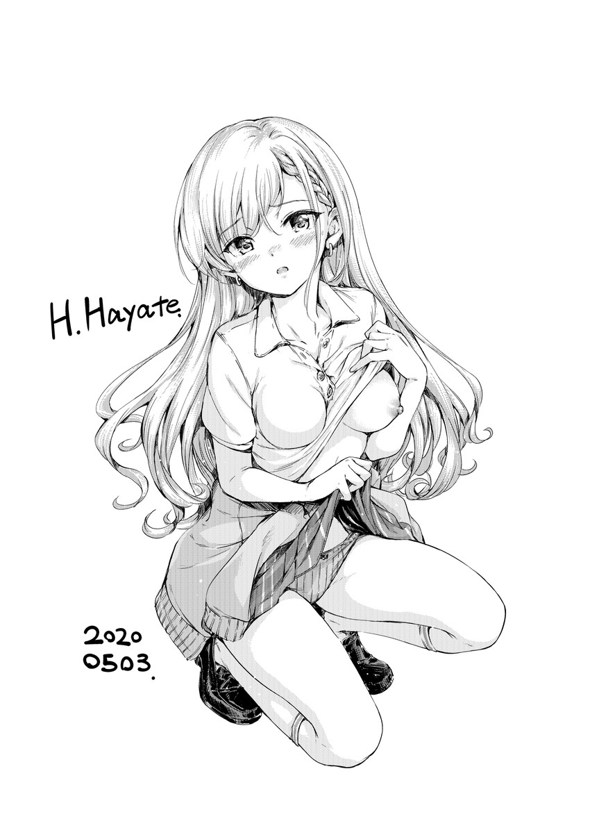 hisakawa hayate (idolmaster and 1 more) drawn by hamao