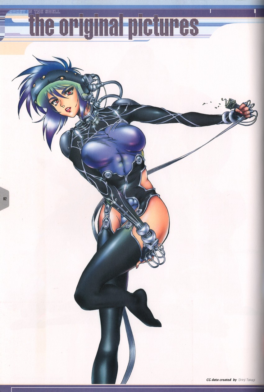 kusanagi motoko (ghost in the shell) drawn by takagi_shinji