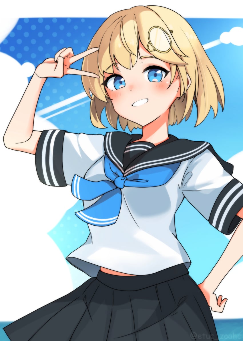 watson amelia (hololive and 1 more) drawn by ee-zy