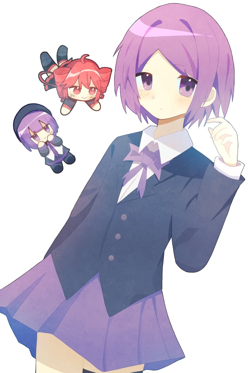 kasane teto and utane uta (utau) drawn by kuraumi_(ix_ra_ge96)