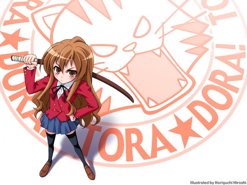 aisaka taiga (toradora!) drawn by horiguchi_hiroshi