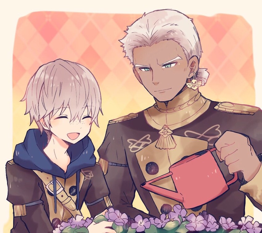dedue molinaro and ashe ubert (fire emblem and 1 more) drawn by yataba
