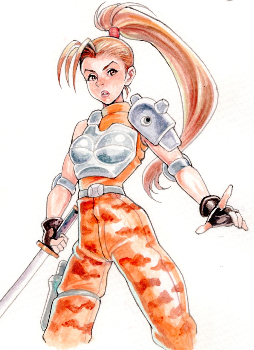 linn kurosawa (alien and 2 more) drawn by maou_alba