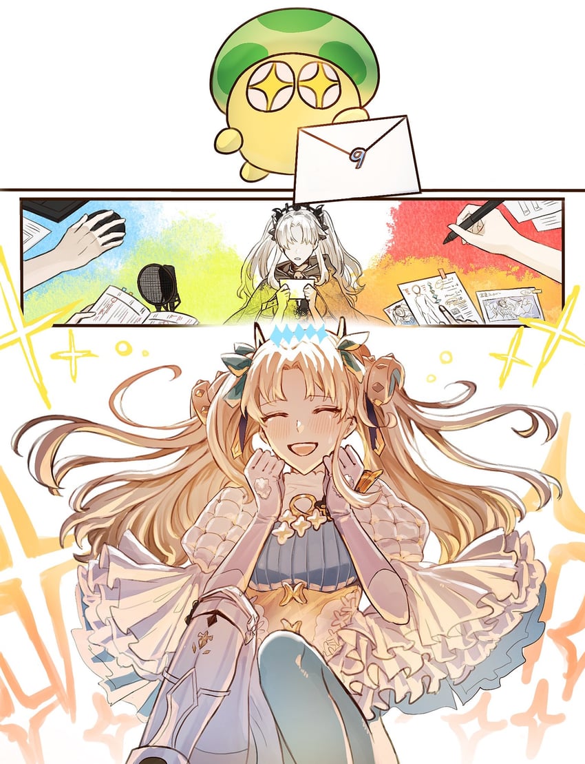 ereshkigal, space ereshkigal, and nasu kinoko (fate and 2 more) drawn by tt_hmx