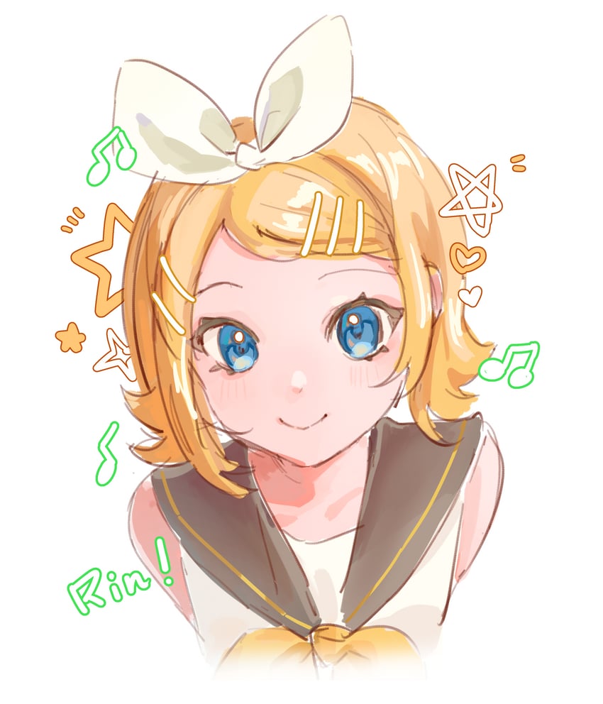 kagamine rin (vocaloid and 1 more) drawn by chloe86914338