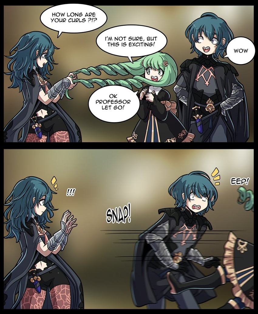 female byleth, male byleth, and flayn (fire emblem and 1 more) drawn by kinkymation