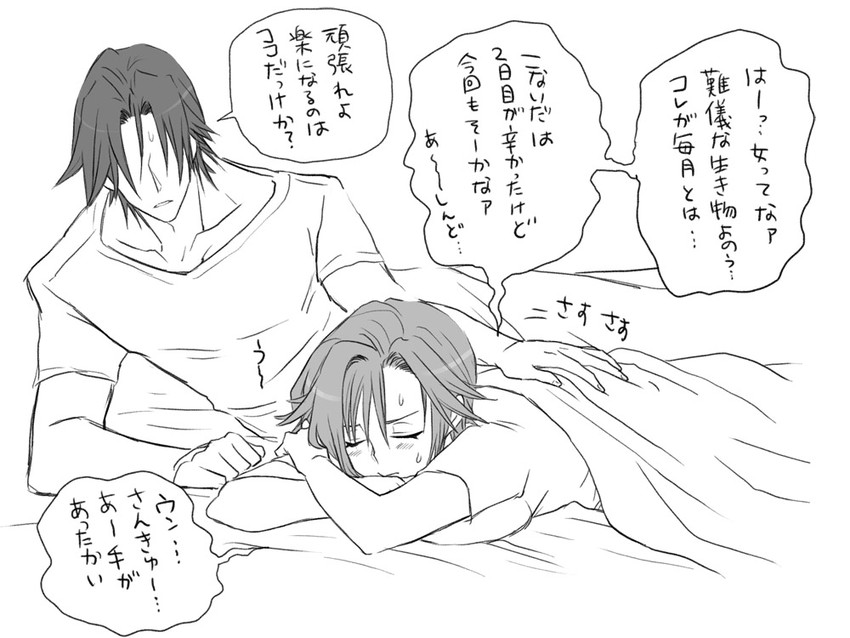 igarashi kyou and hasumi souji (seitenkango. shinyuu to) drawn by eroe