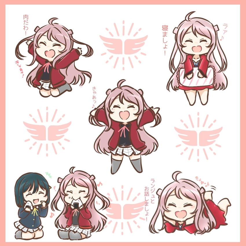 mifune shioriko and zhong lanzhu (love live! and 1 more) drawn by zyagazyaga117