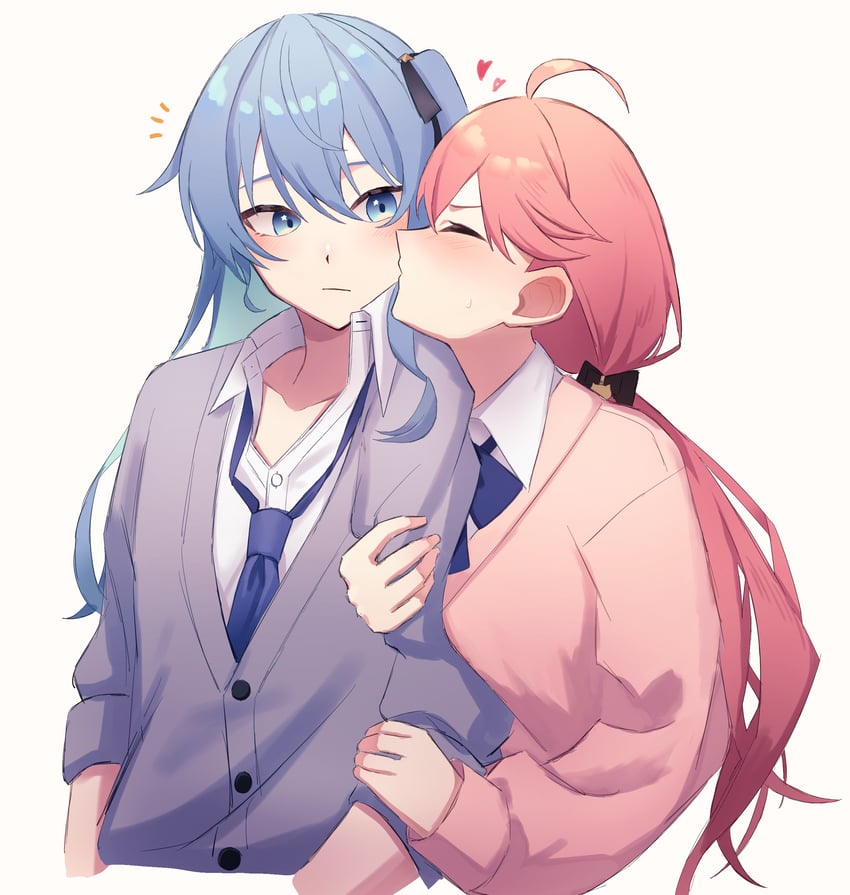 hoshimachi suisei and sakura miko (hololive and 1 more) drawn by a-rufu