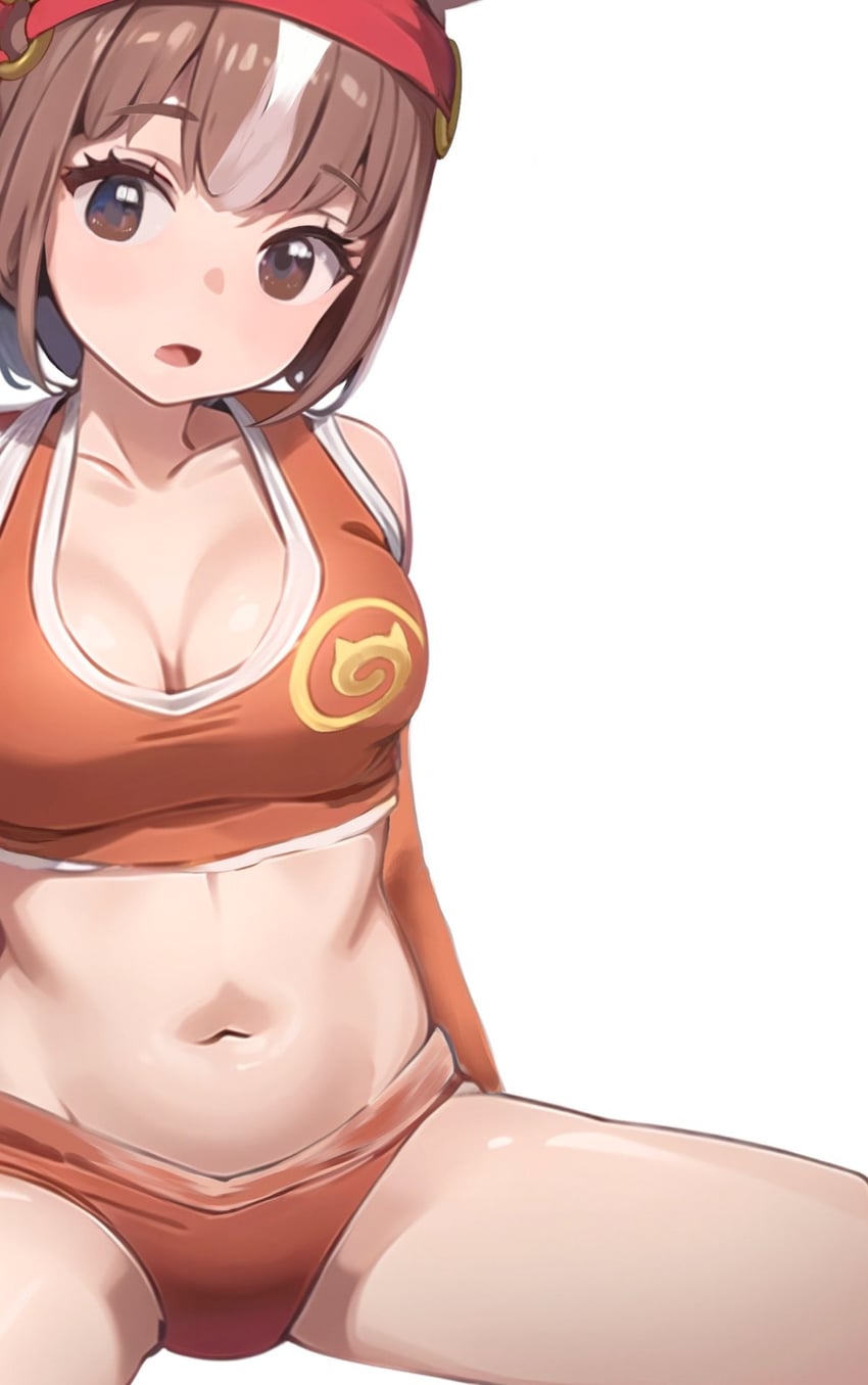 chestnut thoroughbred (kemono friends and 1 more) drawn by ieinu_account
