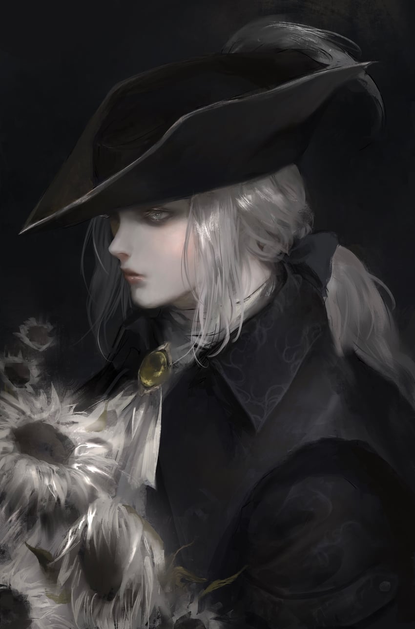 lady maria of the astral clocktower (bloodborne) drawn by lmilkyskin