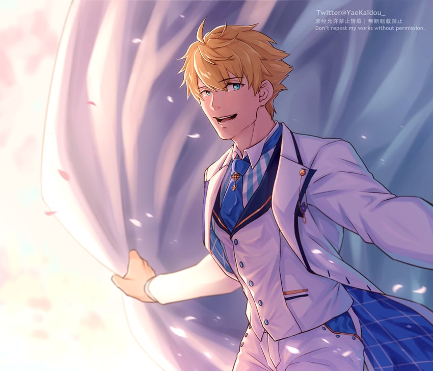 arthur pendragon (fate and 1 more) drawn by yaekaidou