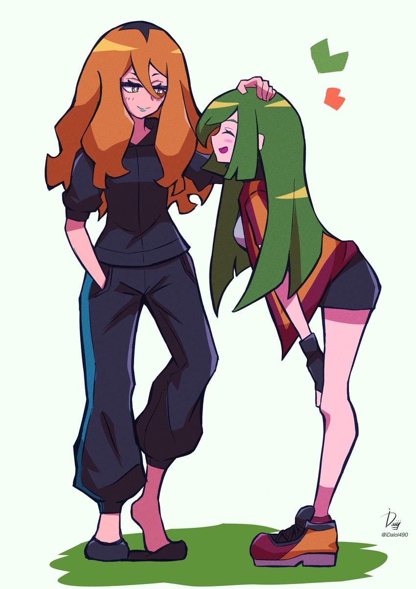 ace trainer and delinquent (pokemon and 1 more) drawn by ida_(idalol490)