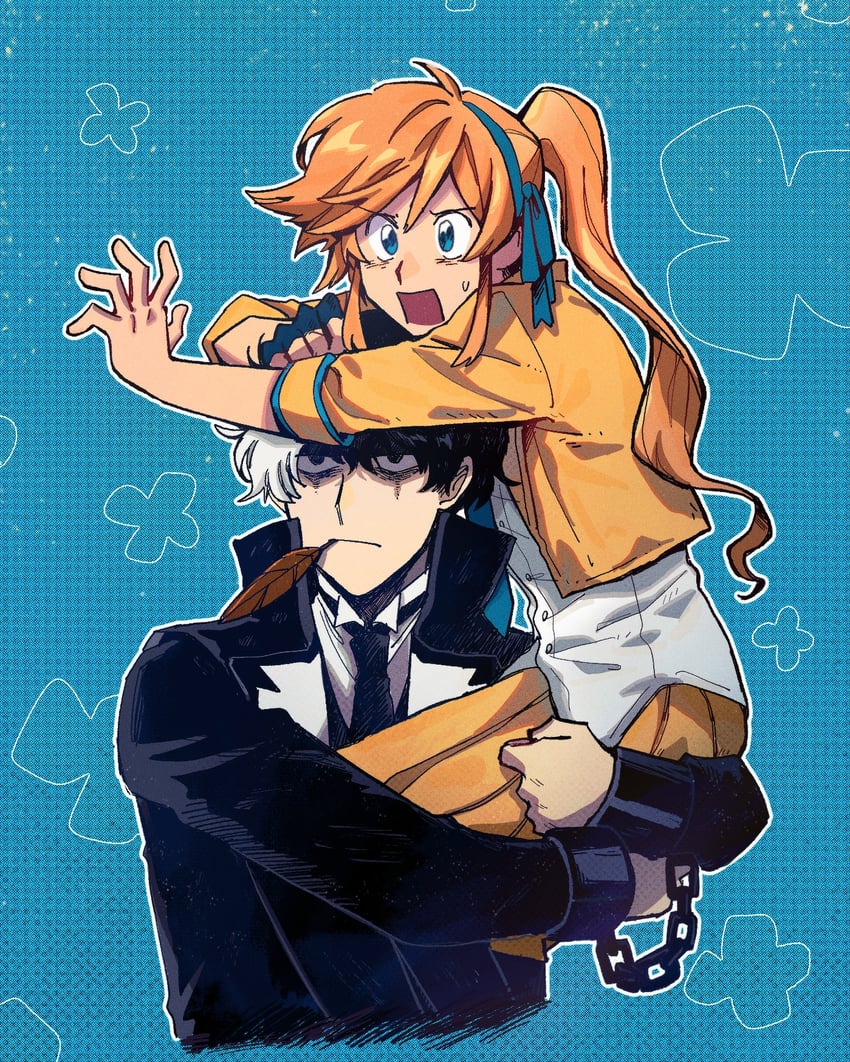 athena cykes and simon blackquill (ace attorney) drawn by 79x_(ox79xo)