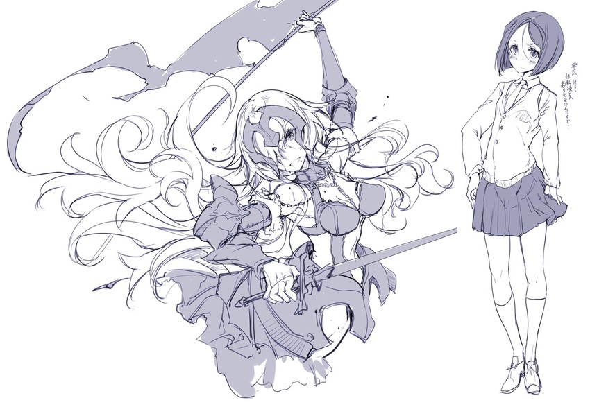 jeanne d'arc alter and waver velvet (fate and 2 more) drawn by endou_okito