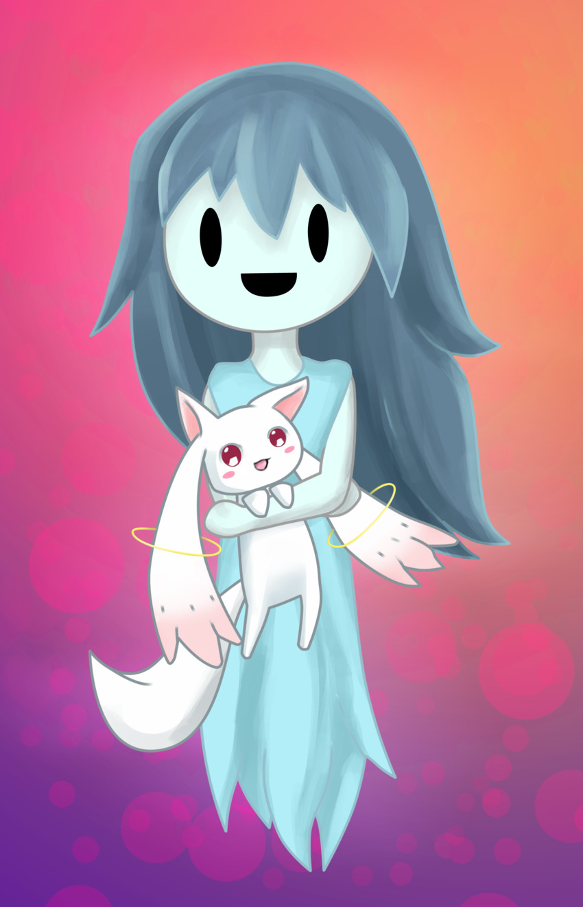 kyubey and spooky (mahou shoujo madoka magica and 1 more) drawn by stylishkira