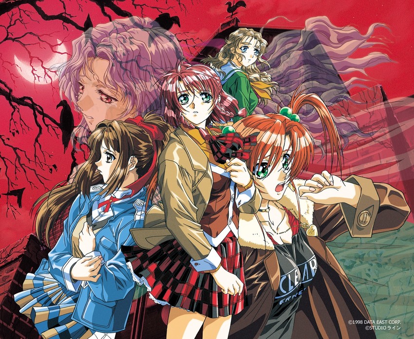 aoki chisa, sasamoto riyo, hatori itsumi, norma wendy, and kanae (doukoku soshite...) drawn by yokota_mamoru