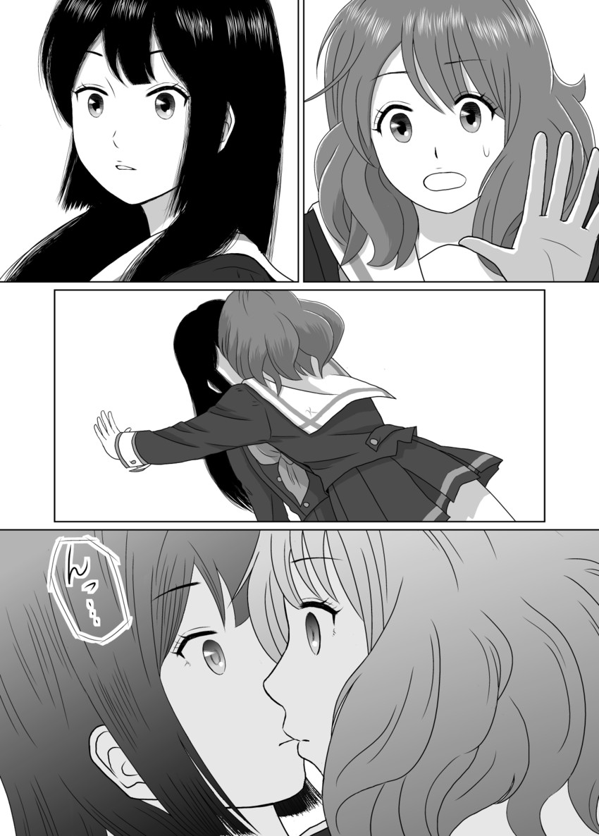 oumae kumiko and kousaka reina (hibike! euphonium) drawn by fukushima_uichi