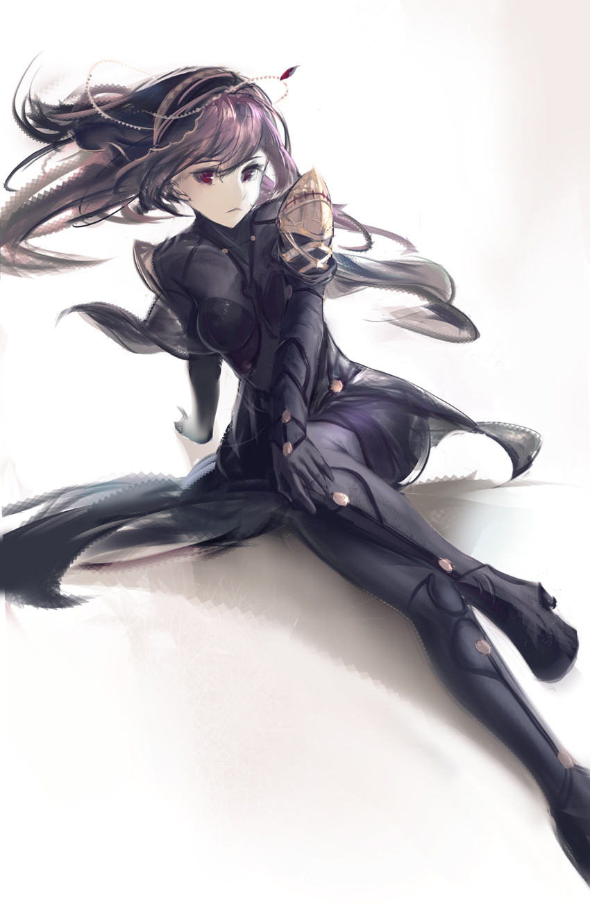 scathach (fate and 1 more) drawn by rabbit_(tukenitian)
