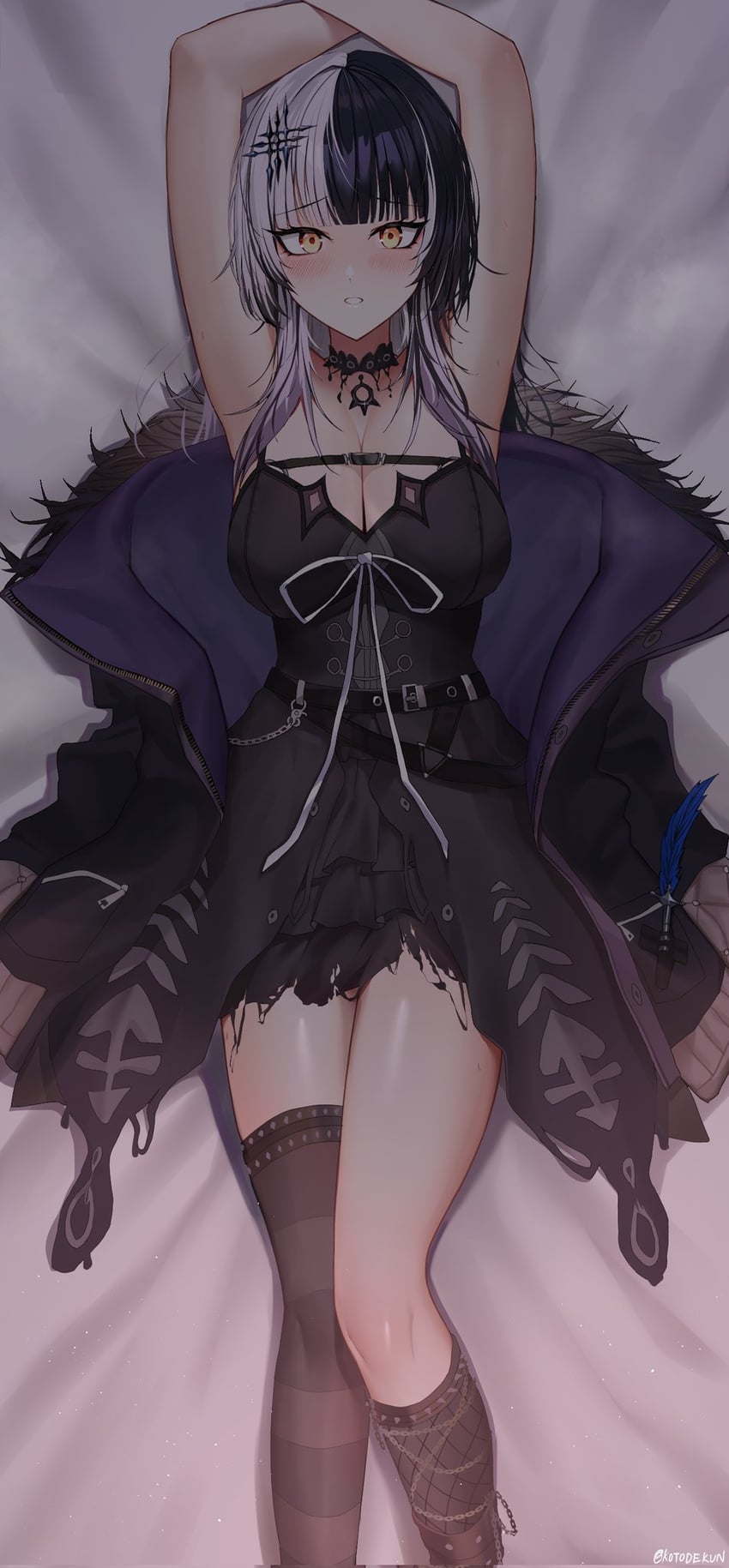shiori novella (hololive and 1 more) drawn by kotodekun