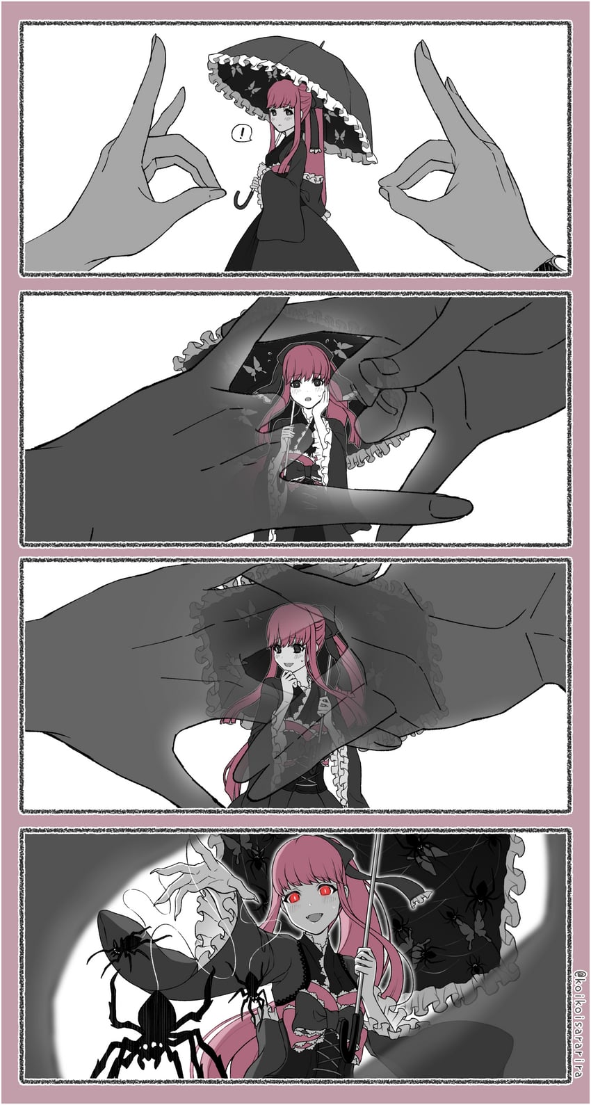 jorougumo and itoh (original) drawn by sarara_(yoasobi)