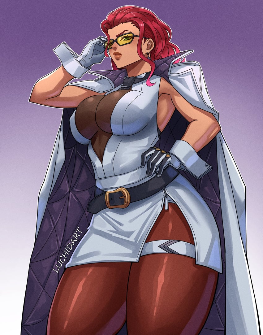 crimson viper (street fighter and 1 more) drawn by luchidart