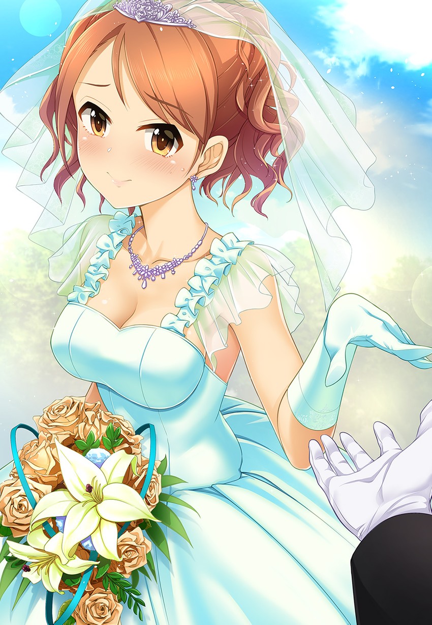 hojo karen (idolmaster and 1 more) drawn by mk_(mod0)
