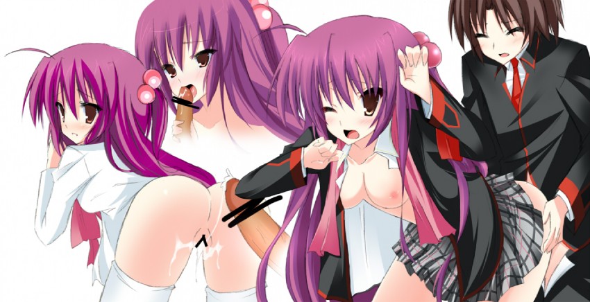 naoe riki and futaki kanata (little busters!) drawn by kuwashima_rein