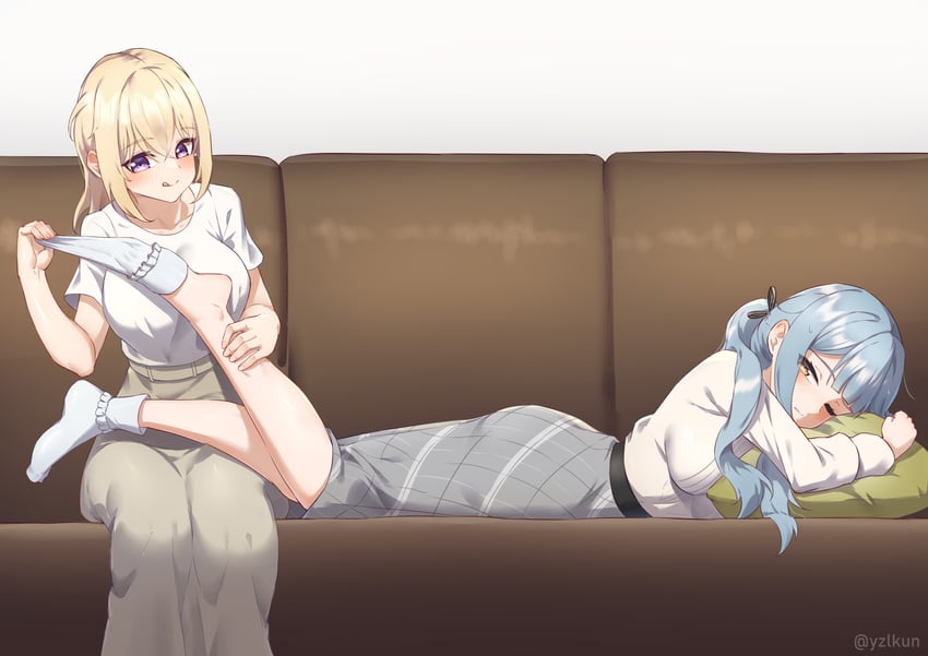 togawa sakiko and misumi uika (bang dream! and 1 more) drawn by yzlkun