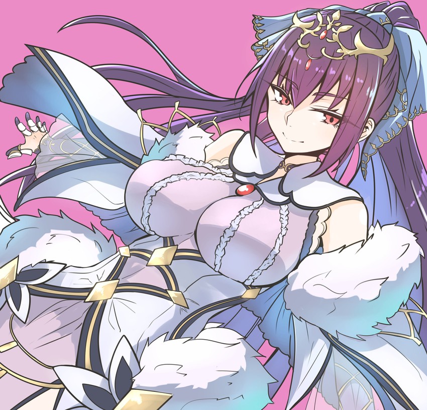 scathach and scathach skadi (fate and 1 more) drawn by gin_moku