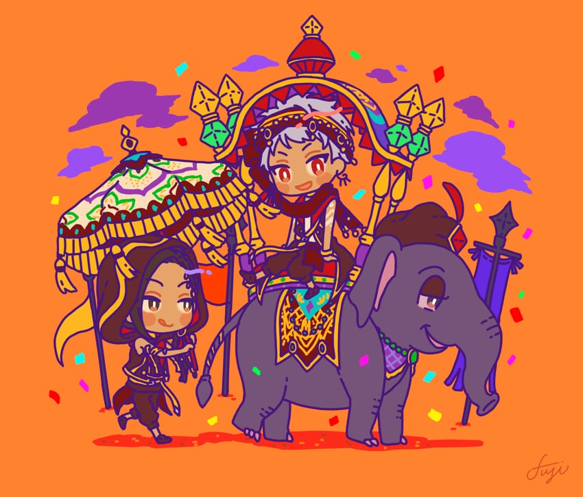 jamil viper and kalim al-asim (twisted wonderland) drawn by ashnnk