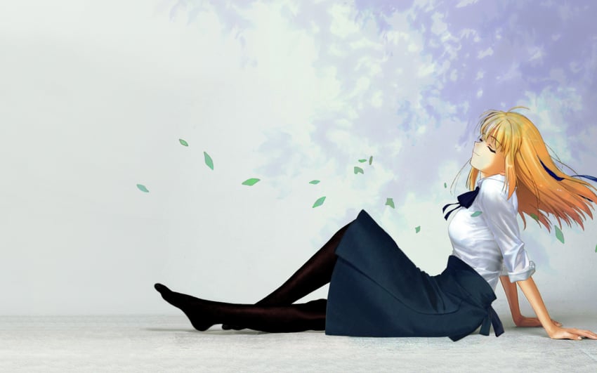 artoria pendragon and saber (fate and 1 more)