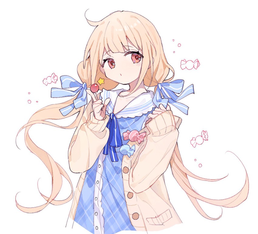 futaba anzu (idolmaster and 1 more) drawn by ame_ame