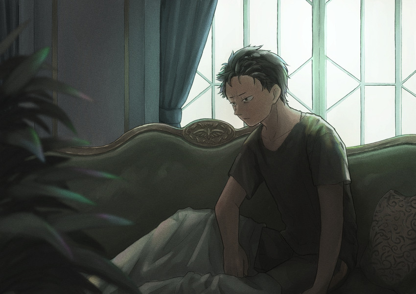 natsuki subaru (re:zero kara hajimeru isekai seikatsu) drawn by kotarou_(kotakota_ee)