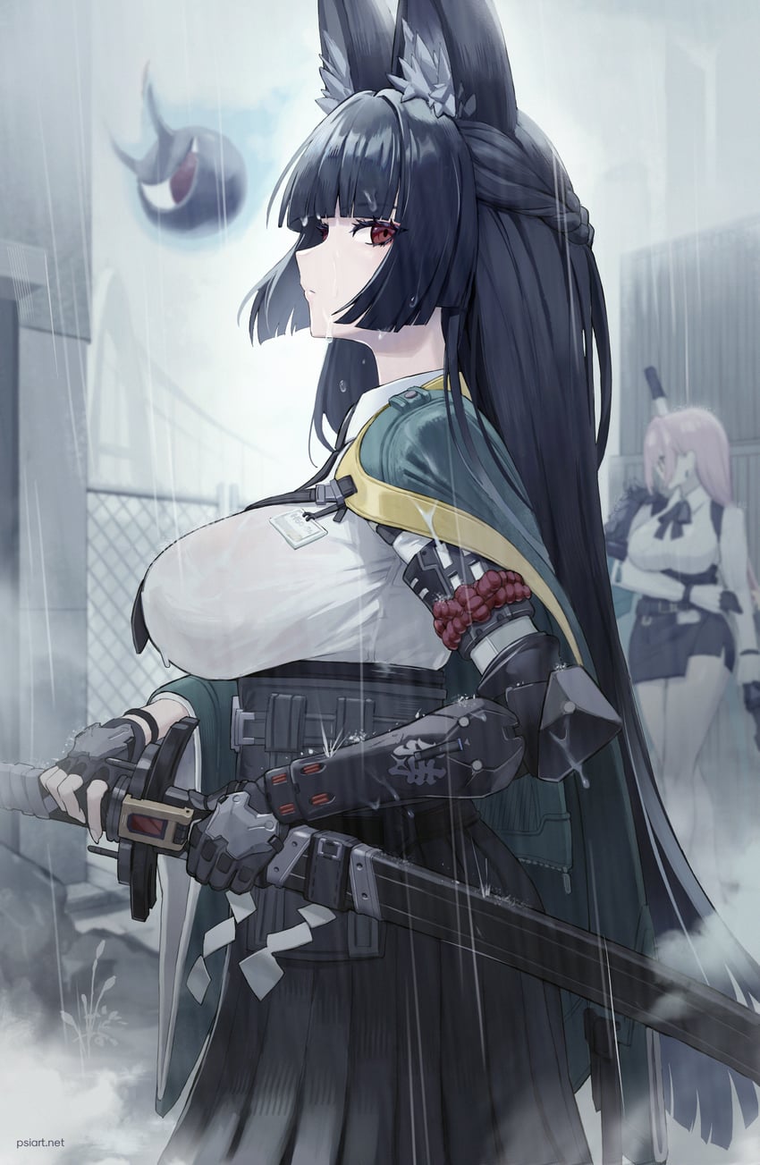 hoshimi miyabi, tsukishiro yanagi, and tailless (zenless zone zero) drawn by psidubs