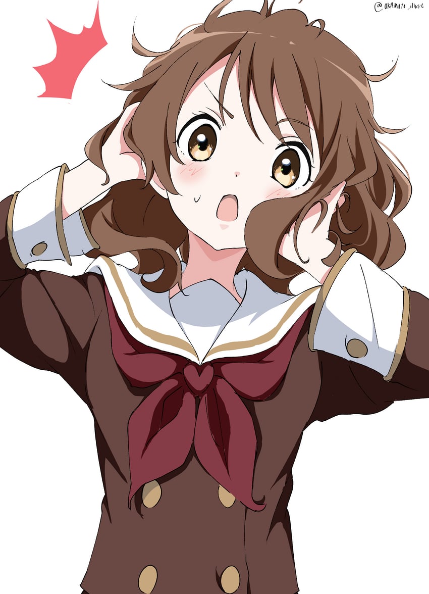 oumae kumiko (hibike! euphonium) drawn by white_gorilla_(okamoto)