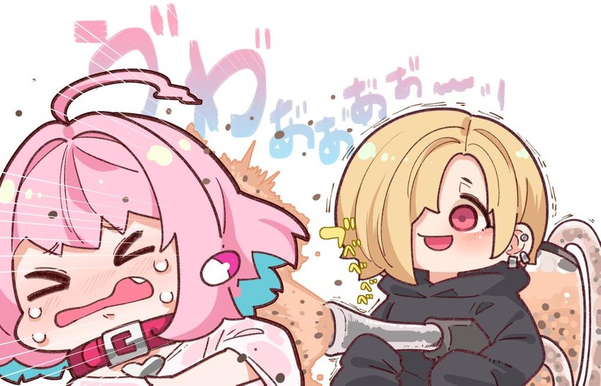 yumemi riamu and shirasaka koume (idolmaster and 1 more) drawn by takato_kurosuke