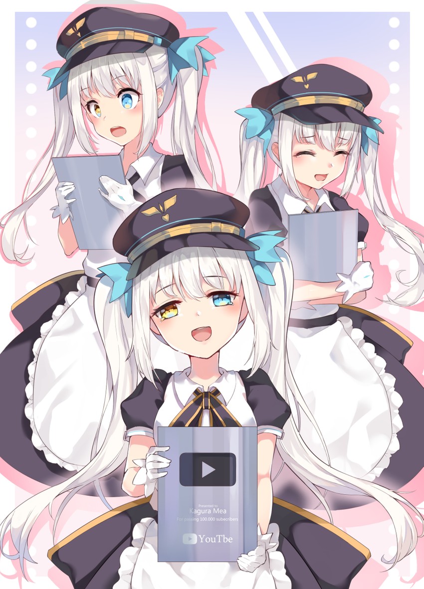 kagura mea (youtube and 1 more) drawn by snozaki