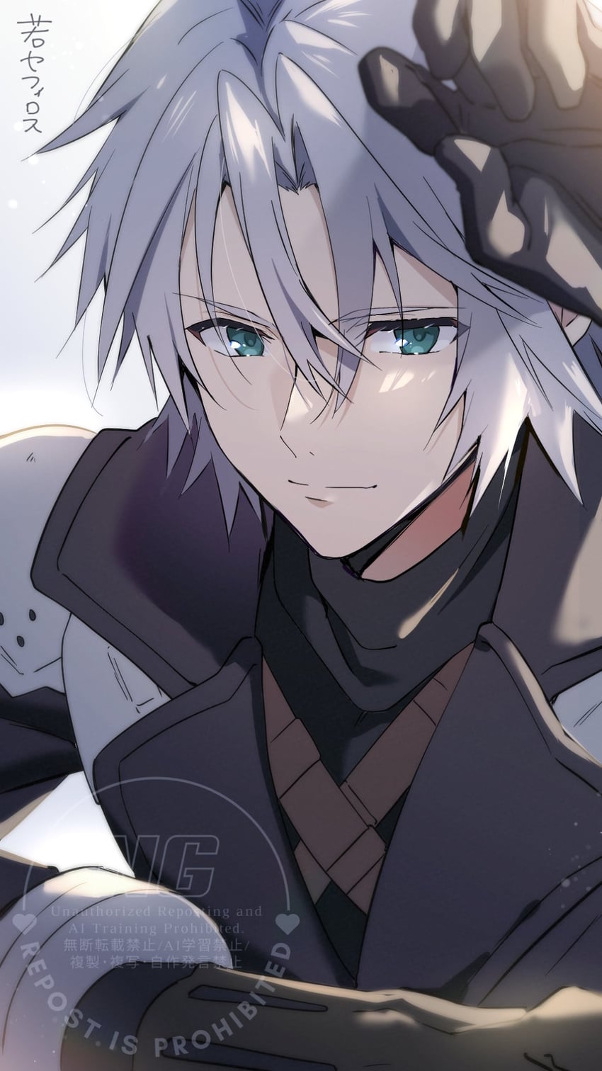 sephiroth (final fantasy and 2 more) drawn by bochi_(5hxm)