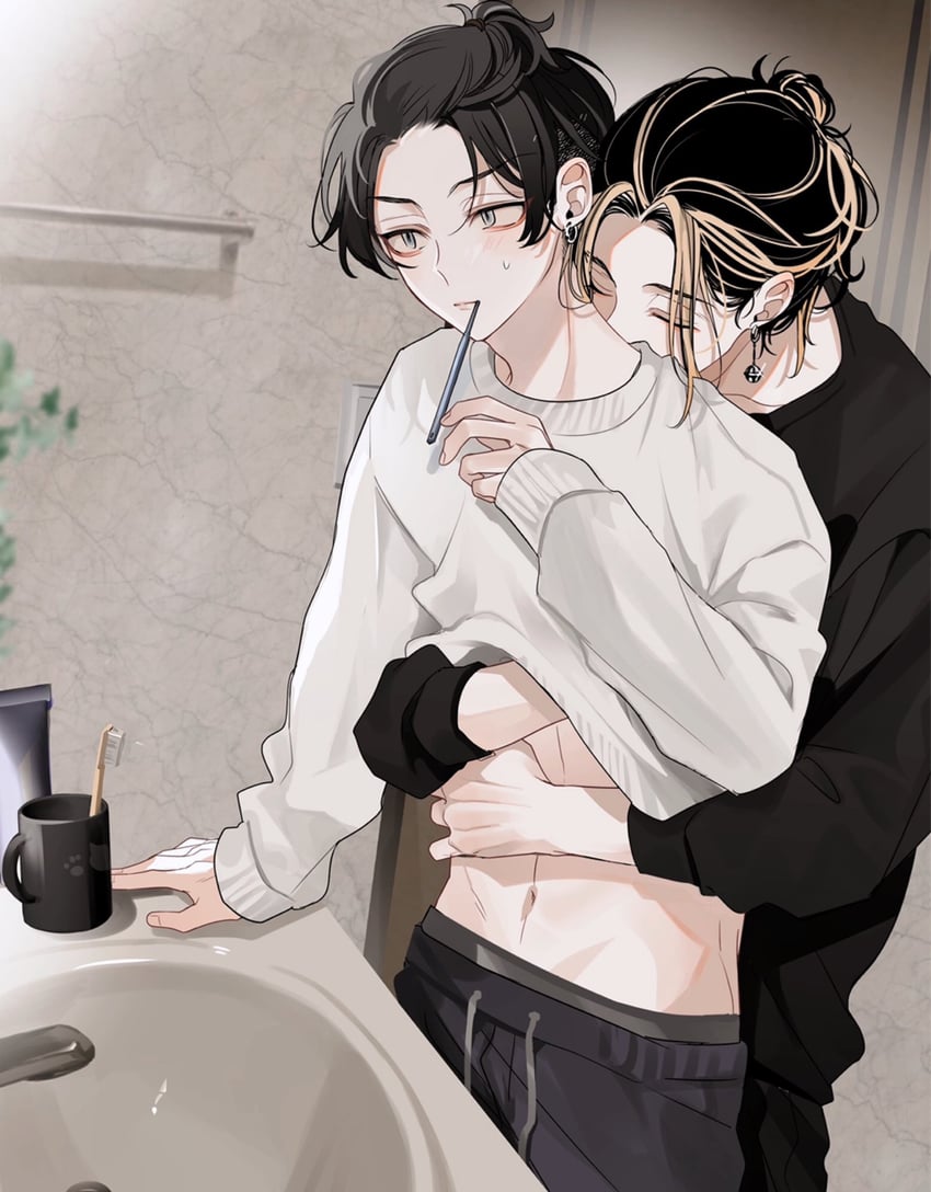 matsuno chifuyu and hanemiya kazutora (tokyo revengers) drawn by neconecowc
