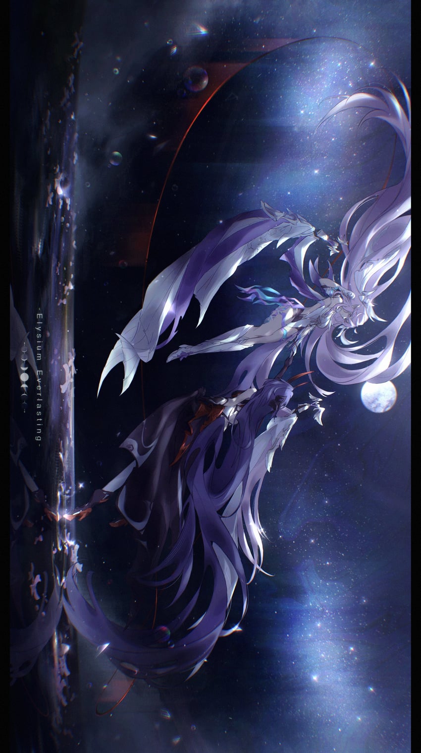raiden mei and elysia (honkai and 1 more) drawn by 8tartt