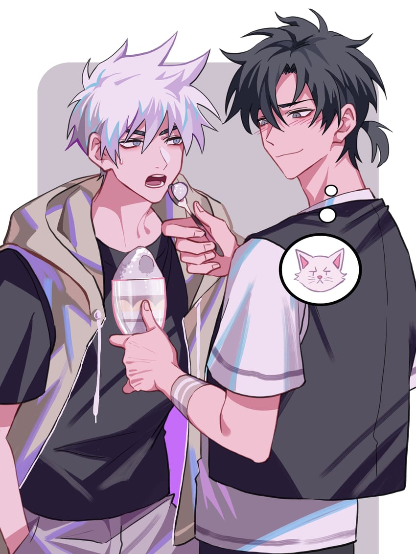 cheng xiaoshi and lu guang (shiguang dailiren) drawn by pan_za_bu_hua_hua_la