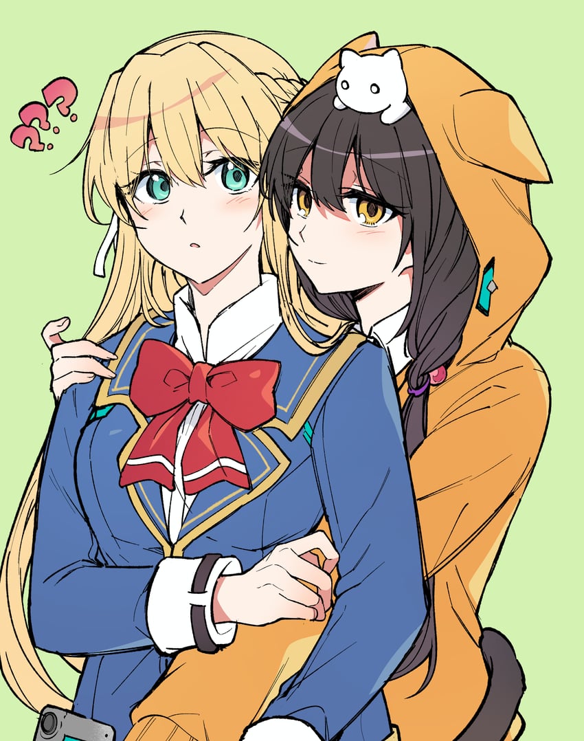 asakura karen and toujou tsukasa (heaven burns red) drawn by opi