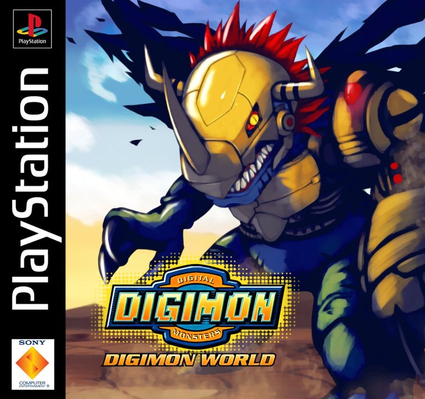 metalgreymon (digimon and 1 more) drawn by hudie_jun