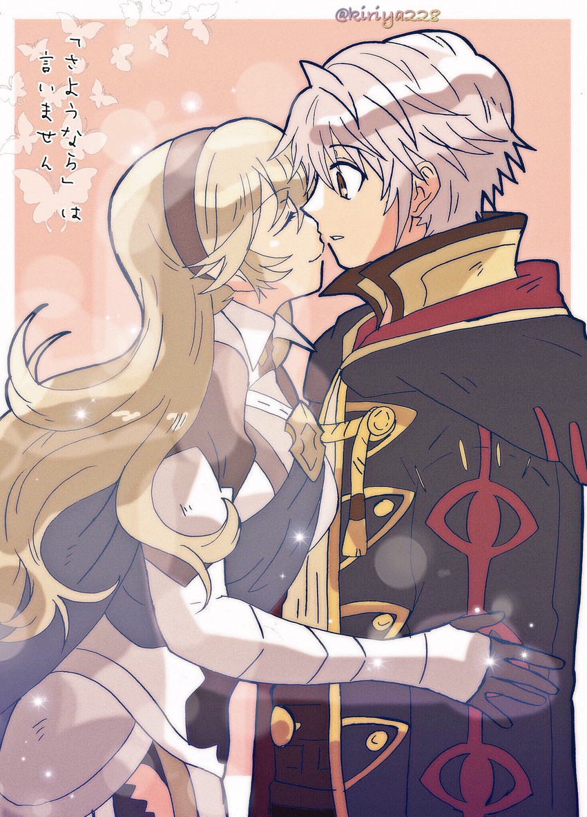 female corrin and male robin (fire emblem and 3 more) drawn by kiriya_(552260)