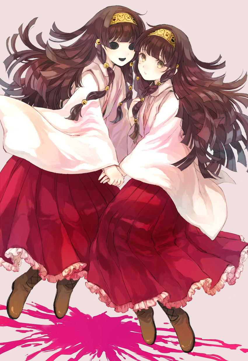alluka zoldyck and nanika (hunter x hunter) drawn by asawa_(dm_owr)