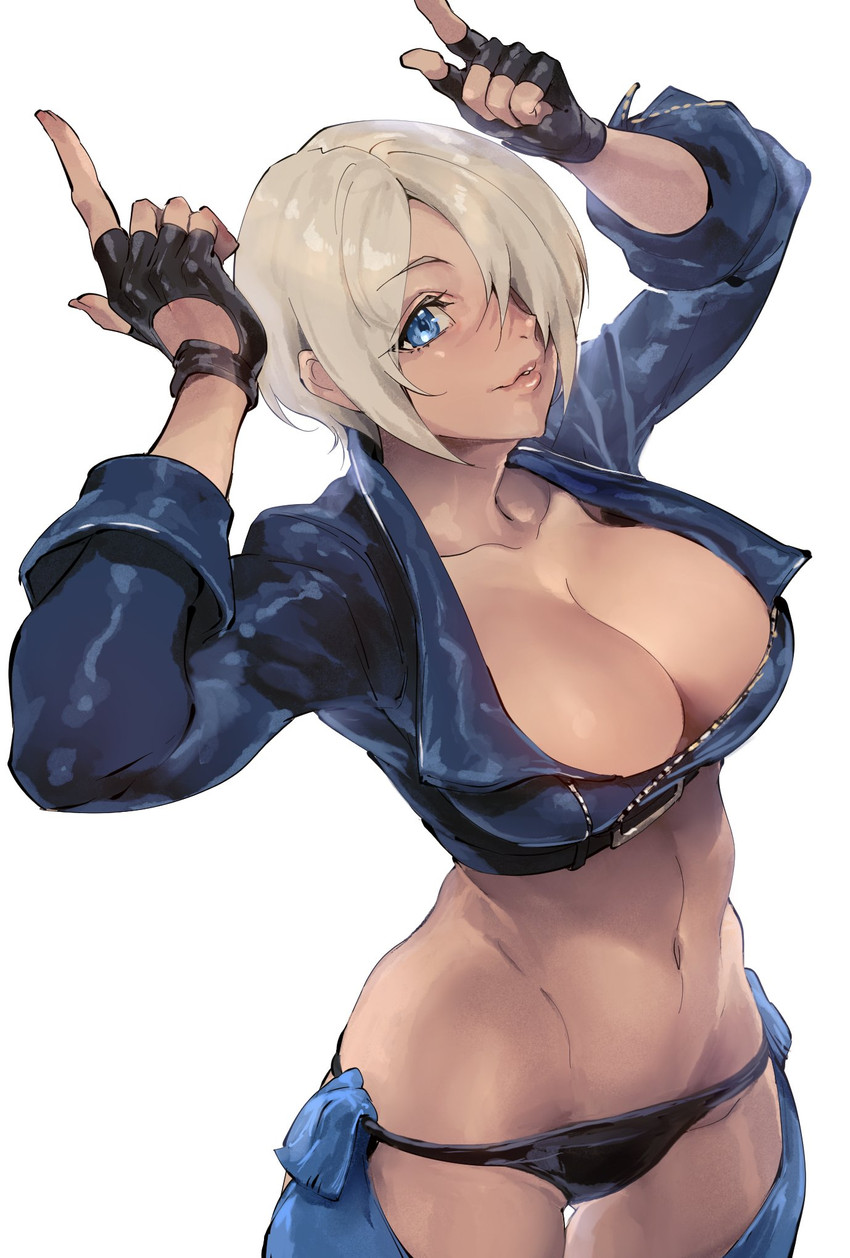 angel (the king of fighters and 4 more) drawn by kin_mokusei